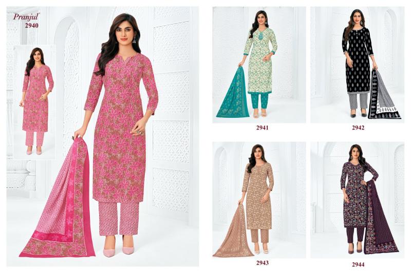 Pranjul priyanka vol 29 cotton dress material wholesalers mumbai
